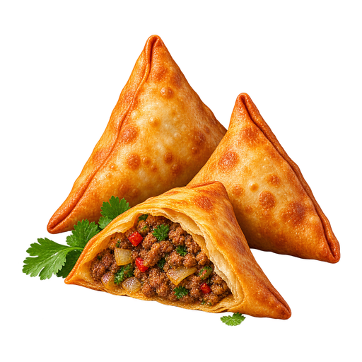 Somali Samosa sticker illustration