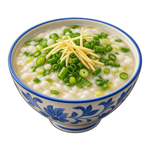 Rice Congee sticker illustration