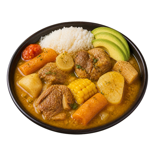 Sancocho Dominicano sticker illustration
