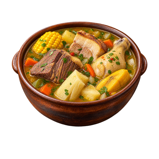 Sancocho Trifásico sticker illustration