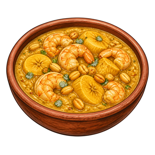 Sango de Camarones sticker illustration