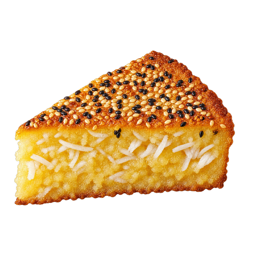 Semolina Cake sticker illustration