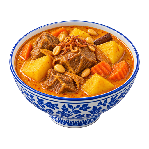 Saraman Curry sticker illustration