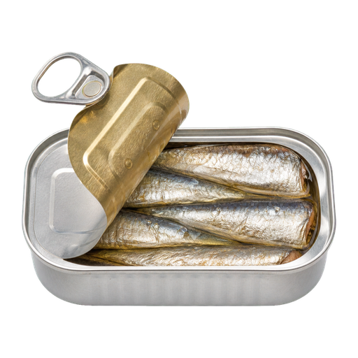 Sardinha em Lata sticker illustration