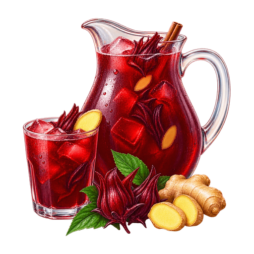 Saril (Sorrel Drink) sticker illustration