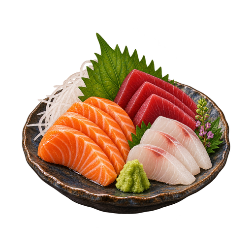 Sashimi sticker illustration