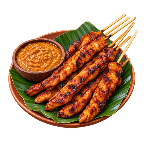 Sate Ponorogo sticker illustration