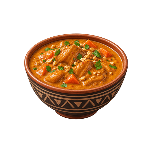 Sauce d'Arachide sticker illustration
