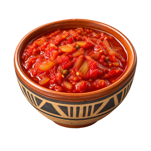 Beninese Sauce Rouge sticker illustration
