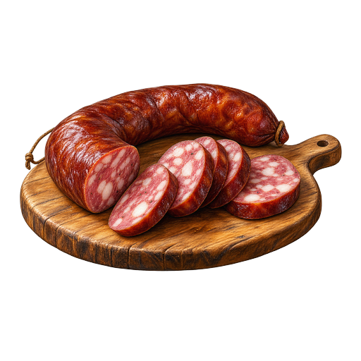 Saucisse d’Ajoie sticker illustration