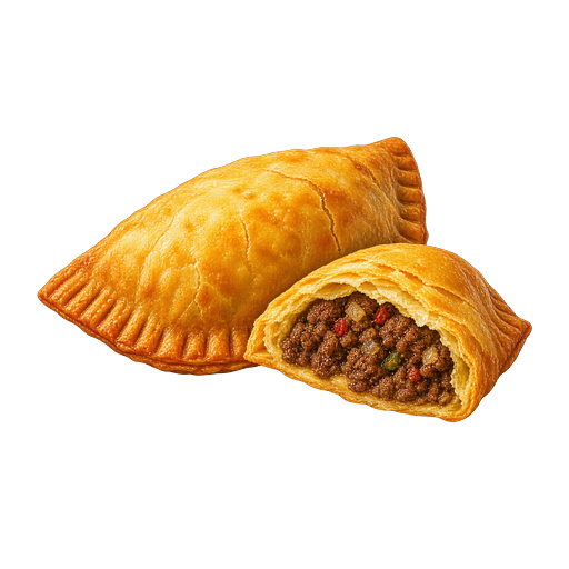 Savoury patties sticker illustration
