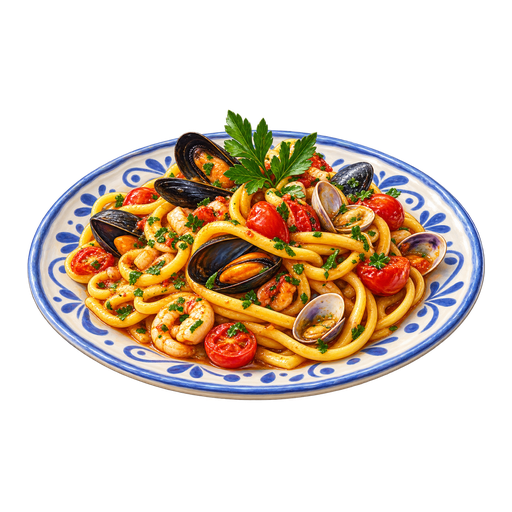 Scialatielli sticker illustration