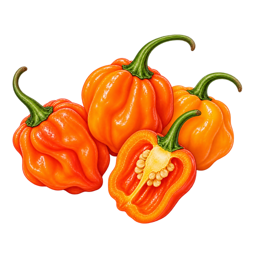 Scotch Bonnet sticker illustration
