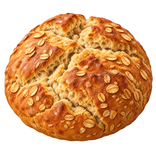 Scottish Bannock sticker illustration