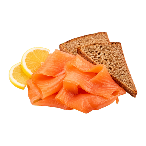 Scottish Smoked Salmon sticker illustration