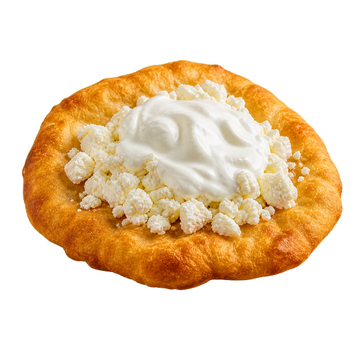 Fried Flatbread sticker illustration