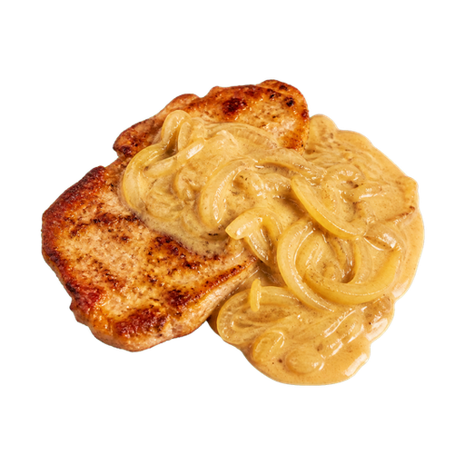 Pork with Onion Sauce sticker illustration