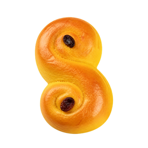Saffron Buns sticker illustration