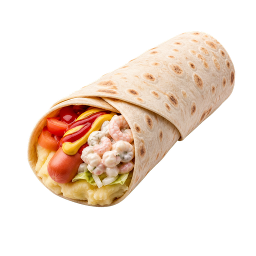 Flatbread Roll sticker illustration