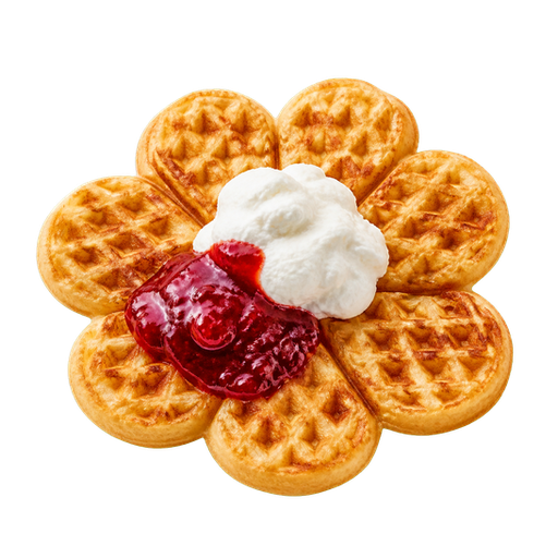 Swedish Waffles sticker illustration
