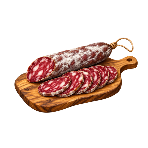 Andorran Cured Sausage sticker illustration