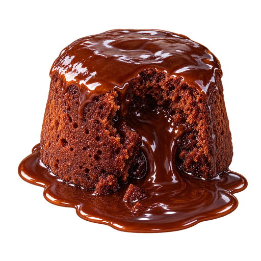 Self-saucing Pudding sticker illustration