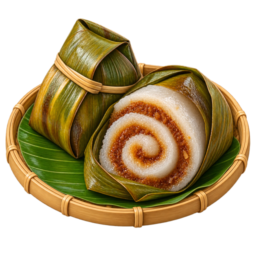 Cone-shaped Rice Cake sticker illustration