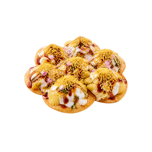 Sev Puri sticker illustration