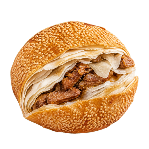 Sesame Flatbread sticker illustration