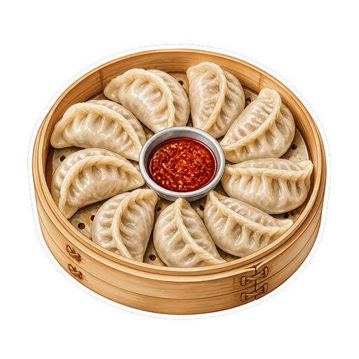 Shapta (Tibetan Stir-Fried Yak) sticker illustration
