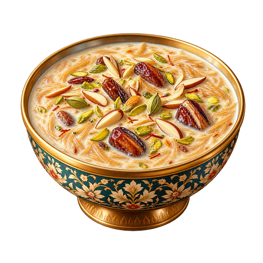 Sheer Khurma sticker illustration
