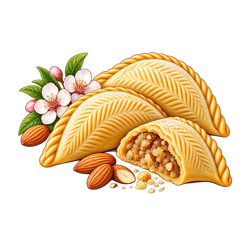 Shekerbura sticker illustration