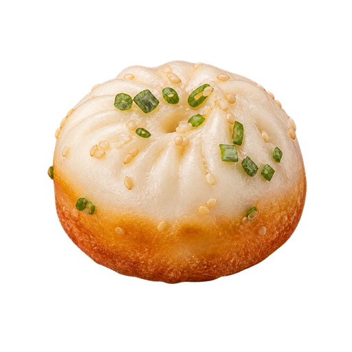 Pan-Fried Pork Buns sticker illustration
