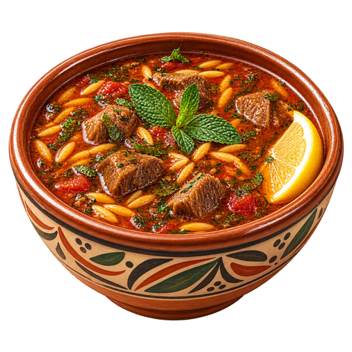 Libyan Shorba sticker illustration