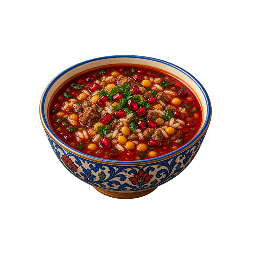 Pomegranate Soup sticker illustration