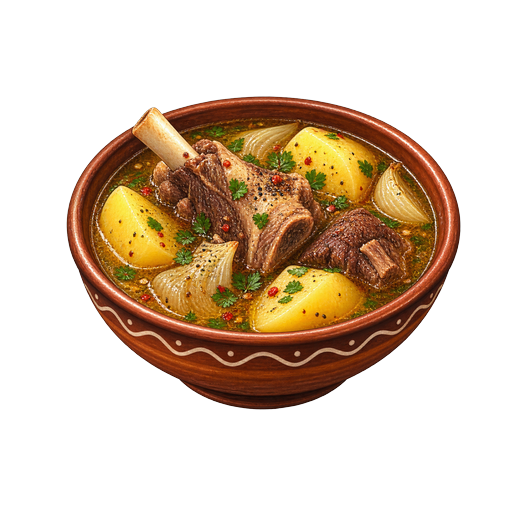 Gagauz Shorpa sticker illustration