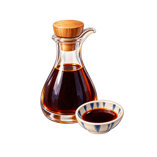 Shōyu sticker illustration