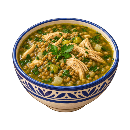 Freekeh Soup sticker illustration