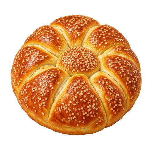 Simit Pogača sticker illustration