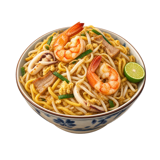Singapore Hokkien Mee sticker illustration