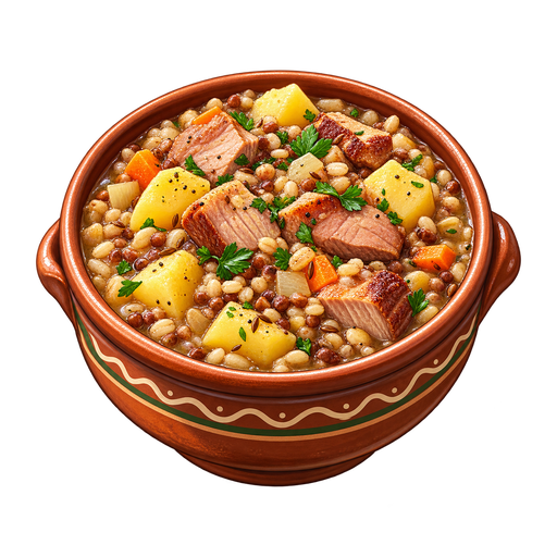 Lithuanian Peasant Stew sticker illustration
