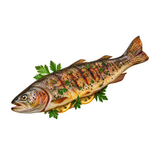 Skadarska Pastrmka sticker illustration