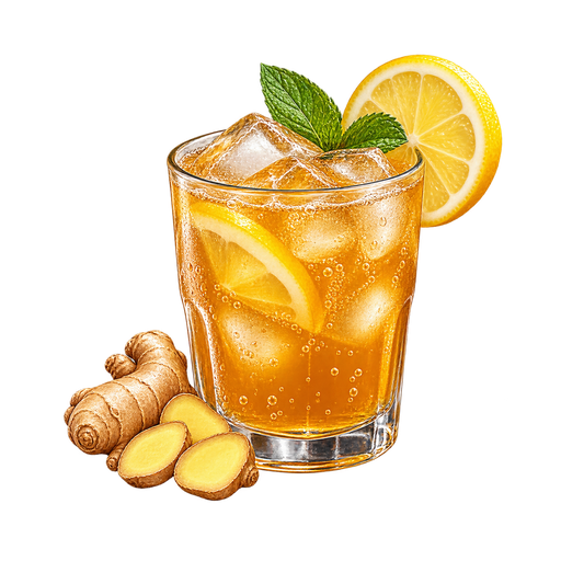 Ginger Beer sticker illustration