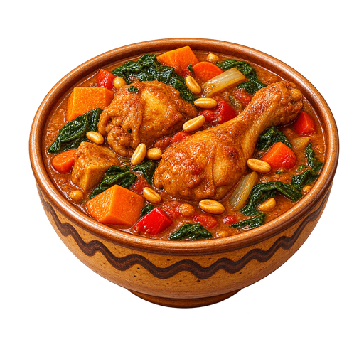 Groundnut Stew sticker illustration