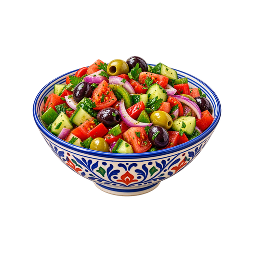 Tunisian Salad sticker illustration