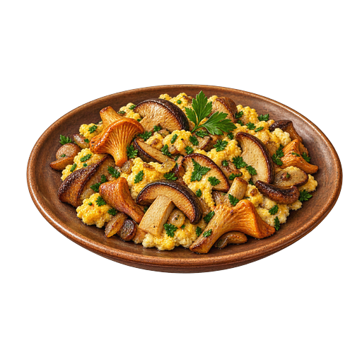 Mushroom Scramble sticker illustration