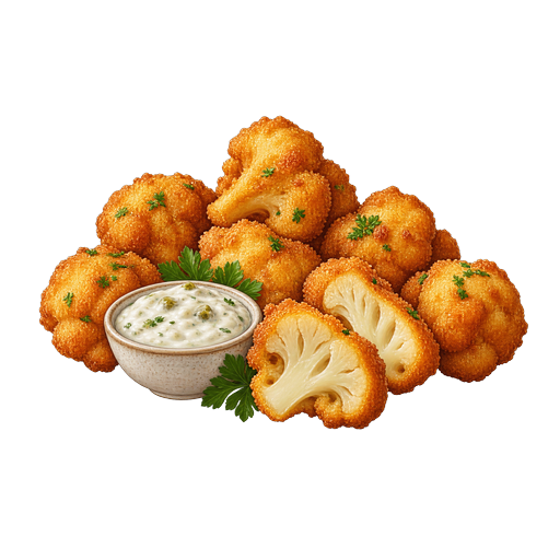 Fried Cauliflower sticker illustration