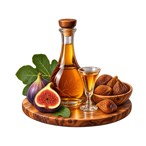Fig Brandy sticker illustration
