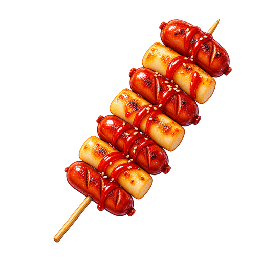 So-tteok-so-tteok sticker illustration