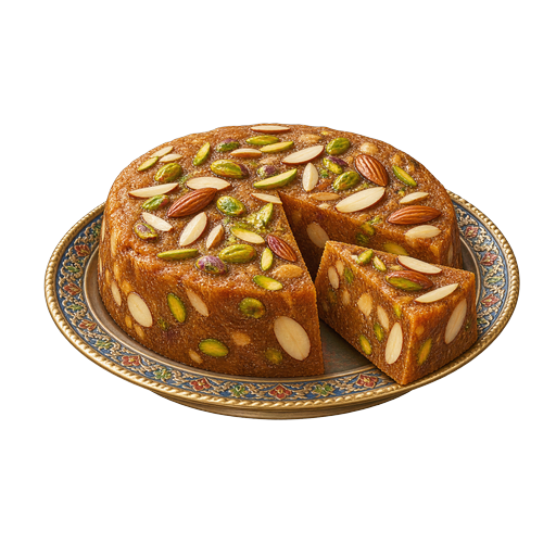 Sohan Halwa sticker illustration